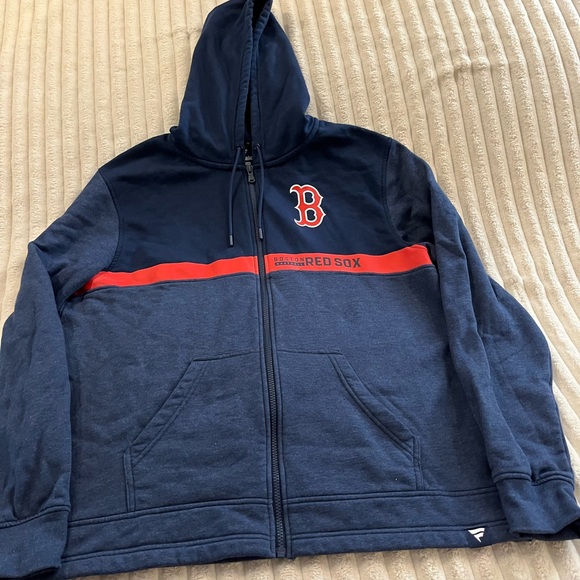 Fanatics Navy and Red Boston Red Sox Hoodie Men’s Size XL
